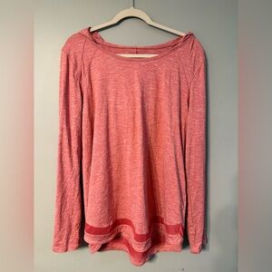 Women's Pink Long Sleeve Top